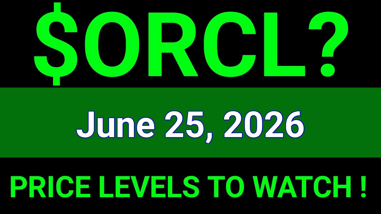 ORCL Stock (Oracle Corporation) ORCL Stock Technical Analysis | June 25, 2026