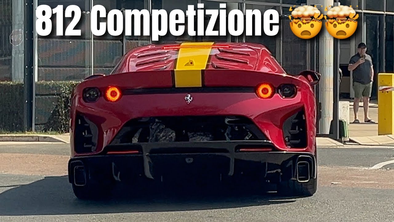 Spotting this Stunning Rosso Fuoco Ferrari 812 Competizione in South Africa 🤯