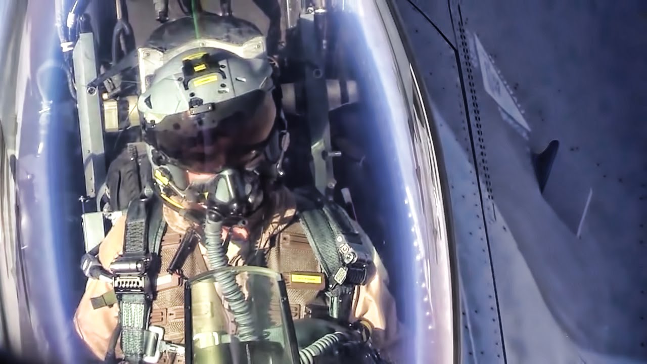 U.S. Aerial Refueling Of Combat Aircraft Over SW Asia