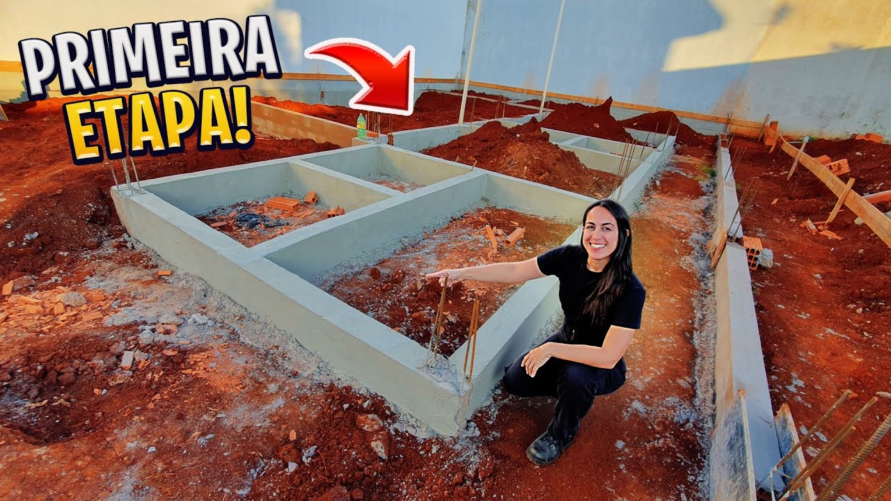 FIZEMOS A PRIMEIRA IMPERMEABILIZAÇÃO NO BALDRAME *argamassa polimérica*