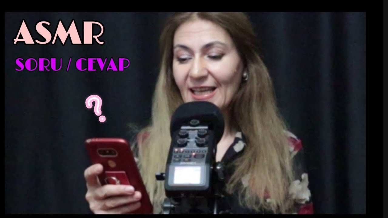 ASMR SORU CEVAP / ASMR TÜRKÇE - FISILTI & SOHBET