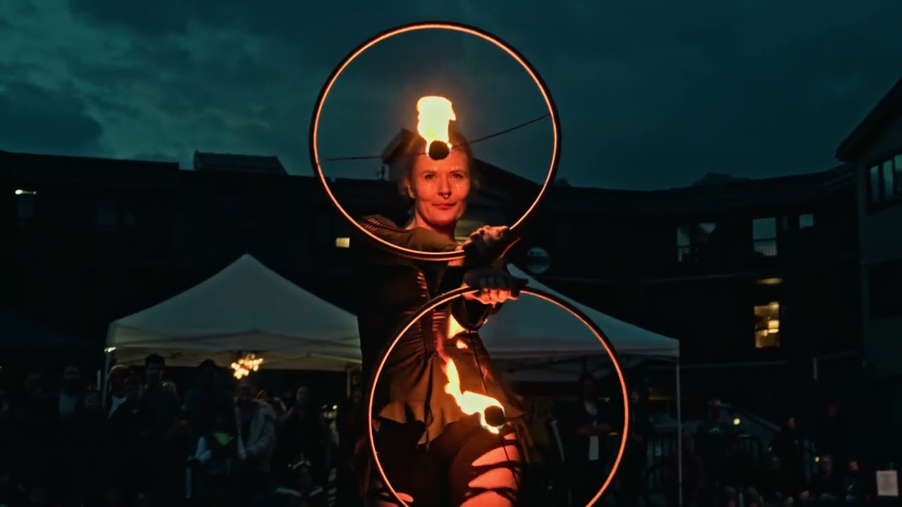 Festival of Art and Creativity | Beau Valley Circus | Fire Performance | Artsplace Canmore Alberta