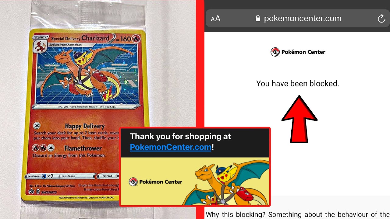 Is the Pokemon Center Secretly Shipping Special Delivery Charizard with Chilling Reign???