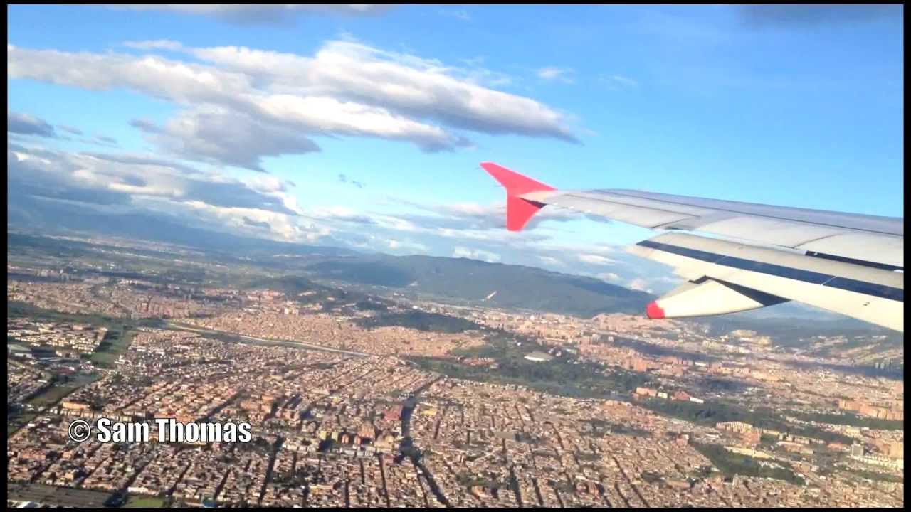 Avianca A320-200 spectacular afternoon takeoff from El Dorado International Airport (HD 1080p)
