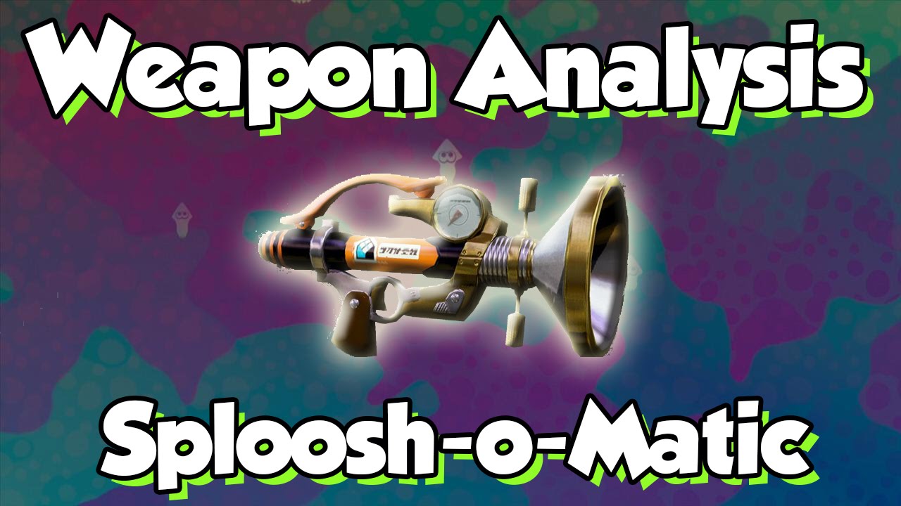 Splatoon - Weapon Analysis (Sploosh-o-Matic) [More accurate than you think]
