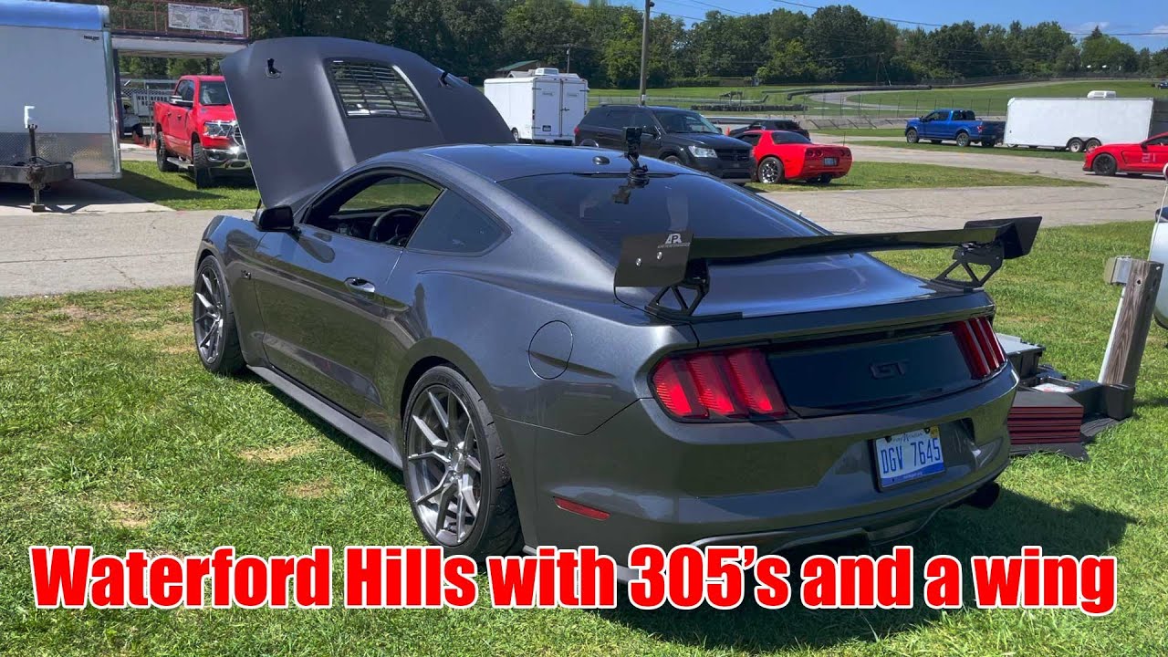 2015 Mustang GT - New Wing at Waterford hills OTD - 8/14/21
