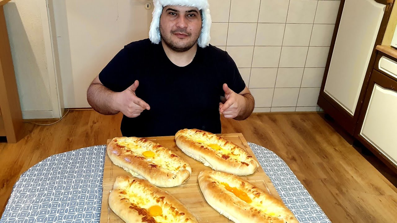 GÜRCİSTAN'IN MİLLİ YEMEĞİ HAÇAPURİ👍| Khachapuri, das Nationalgericht Georgische👍