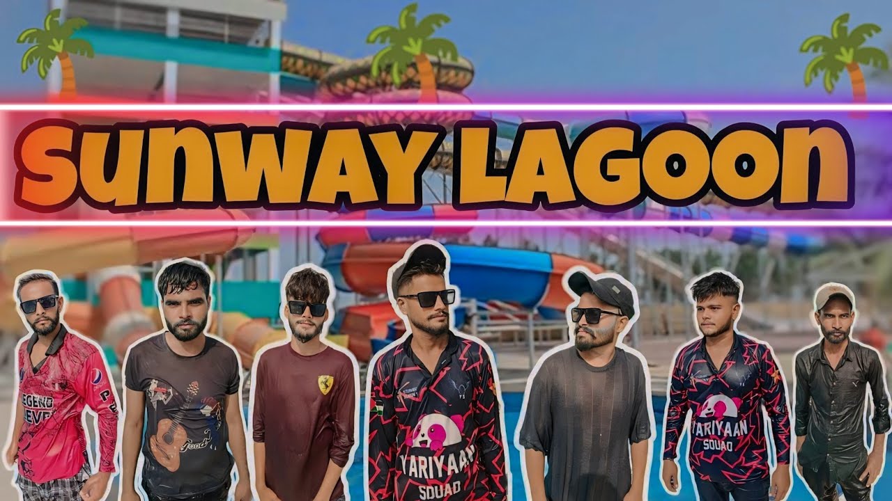 sunway Lagoon Water Park 2024 Vlog water park vlog sunway lagoo