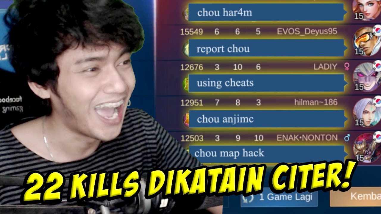 22 KILLS GAK MATI DISANGKA CHEAT! - MOBILE LEGENDS