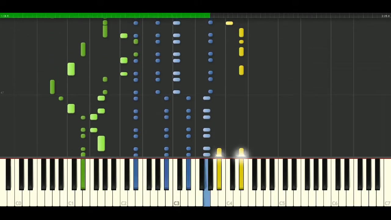 Elvis Presley - Return To Sender [Piano Tutorial] Synthesia | passkeypiano