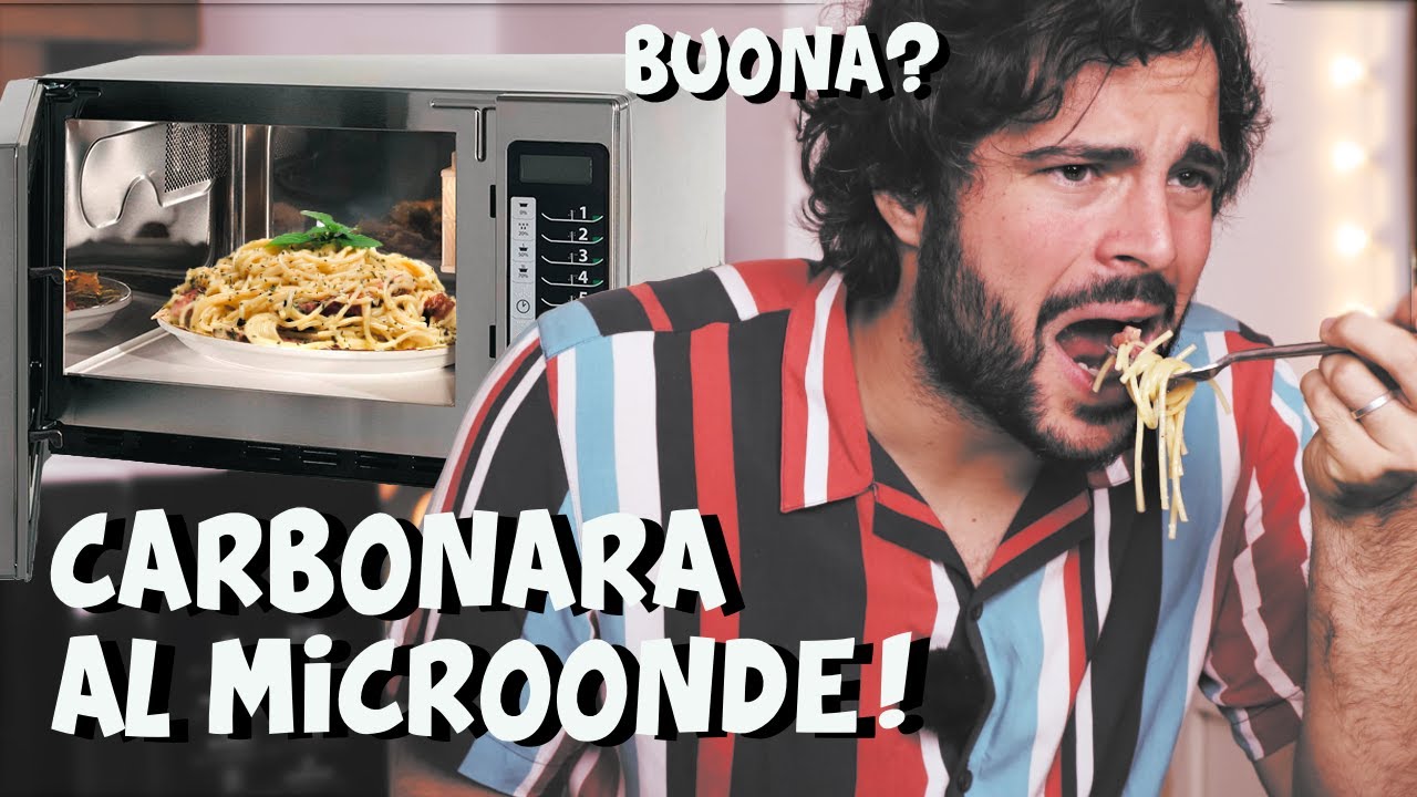 La carbonara al microonde | CUCINA BUTTATA