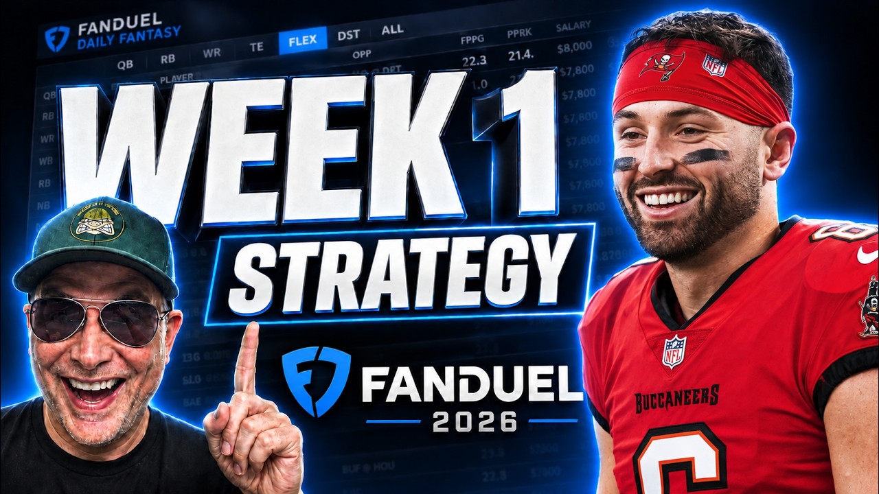 Стратегия NFL DFS на 1-ю неделю для FanDuel 2026
