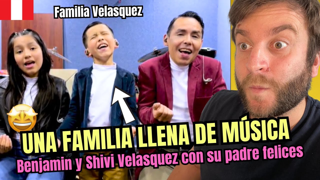 BENJAMIN VELASQUEZ CANTANDO CON SU FAMILIA 