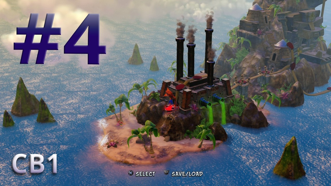 Crash Bandicoot N. Sane Trilogy, ч.1 (#4) Путешествие на заводы Кортекса