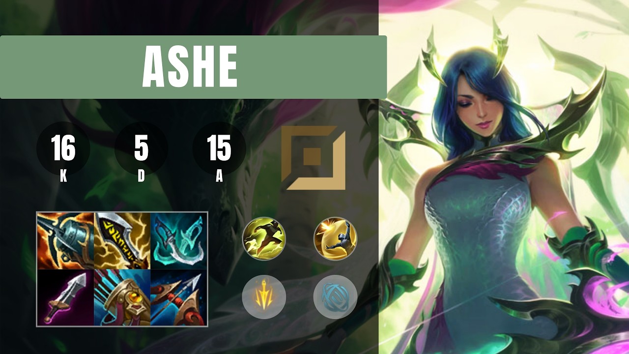 Ashe ADC vs Corki - EUW Challenger Patch 26.05