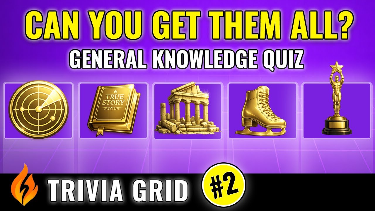 Trivia Grid Quiz #2 | Can You Clear the Board with your General Knowledge?