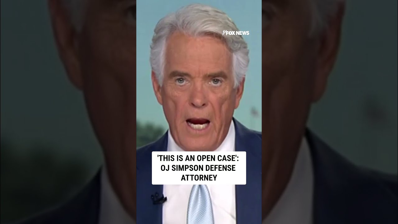 'This is an open case': OJ Simpson defense attorney #shorts #fox #breaking #crime #media