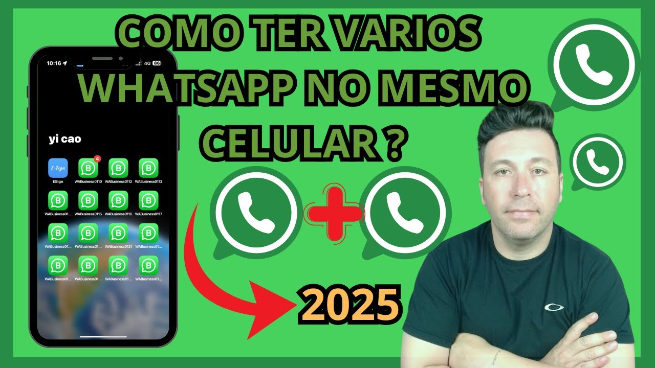 Como CLONAR vários WhatsApp's INFINITOS no iPhone (100% atualizado 2025)