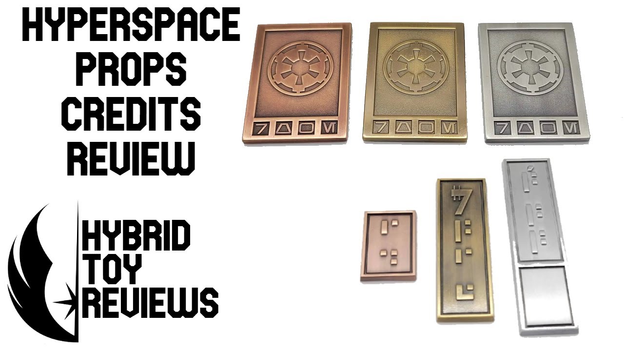Hyperspace Props Star Wars Imperial and Sabacc Credits Prop Replicas Review