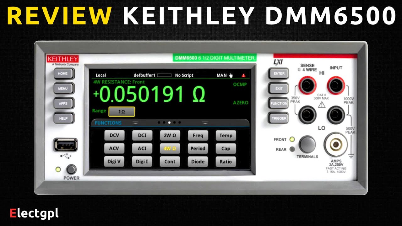 Review Keithley DMM6500 | Multimetro de Banco 6.5 Digitos