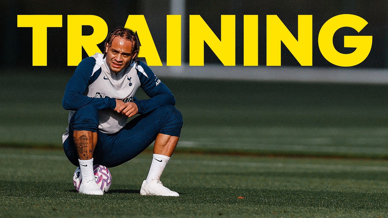 Spurs training ahead of trip to Everton! 💪