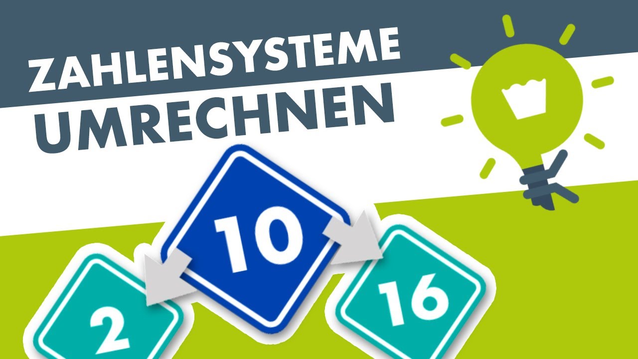 ZAHLENSYSTEME UMRECHNEN (TEIL 2) einfach erklärt (Dezimal, Binär, Hexadezimal