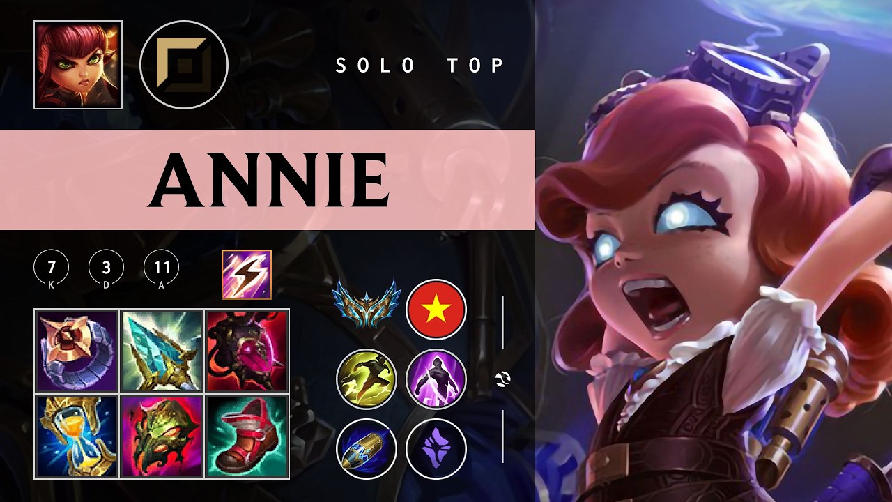 Annie Top vs Malphite - VN Challenger Patch 26.05