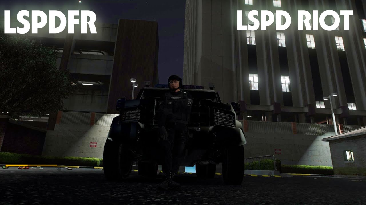 (No Commentary) (Day 10) GTA V - LSPDFR 0.4.9 - LSPD Riot Patrol - Deadly Night #lspdfr