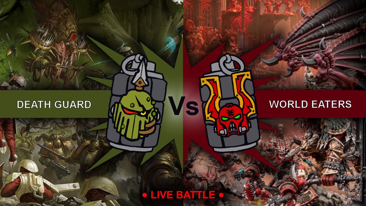 Death Guard vs World Eaters! (New 10th Edition Codexes!)