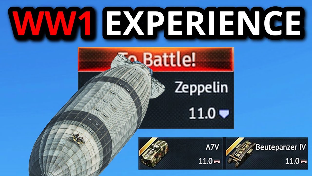 THE UNBALANCED WW1 EVENT IN WAR THUNDER IS DIABOLICAL (br 0.1 EXPERIENCE)