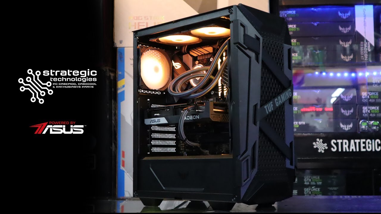 Gaming PC build with ASUS TUF GT301, AMD Ryzen 5 3600, Radeon RX 6600 XT