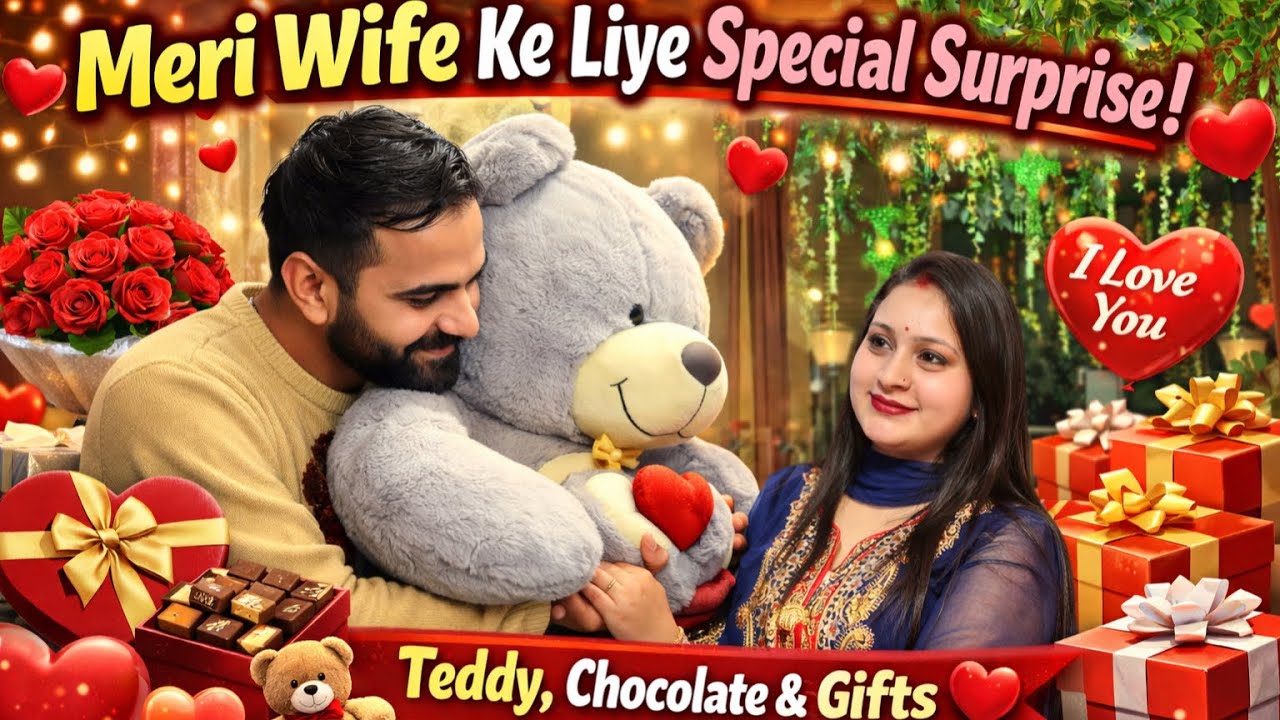 Romantic Surprise For My Wife💖| Unforgettable Reaction 🥹🫂