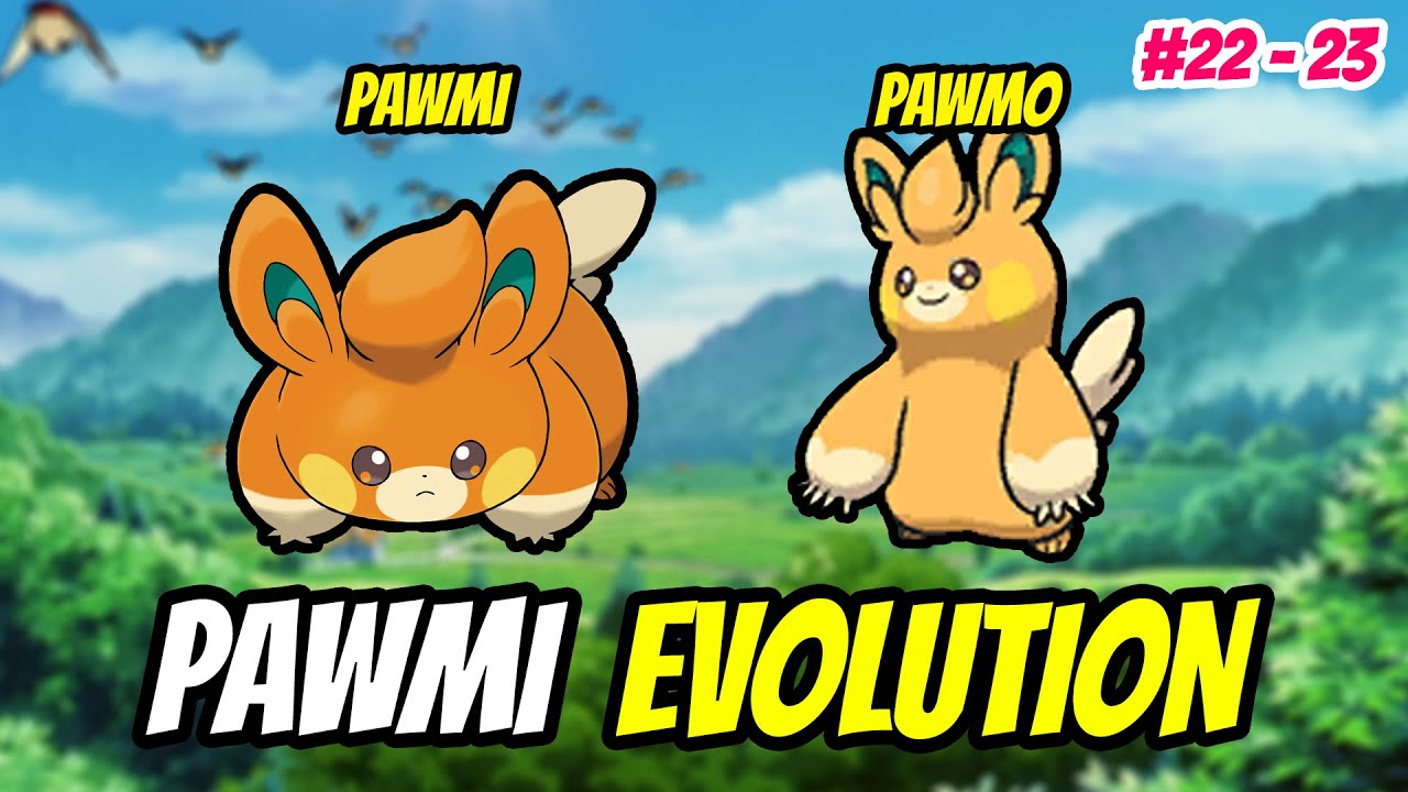 PAWMI to PAWMO EVOLUTION - POKEDEX 22/23 - Pokemon Scarlet and Violet