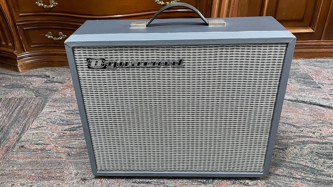 Amplificador Vintage Dynacord amigo del 1964 con 10W. Prueba con Armónica