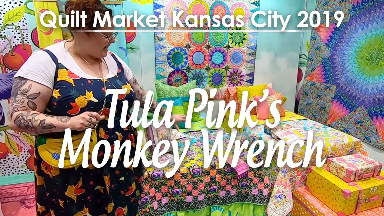 Tula Pink, Monkey Wrench - Live from Kansas Quilt Market 2019 | Fat Quarter Shop