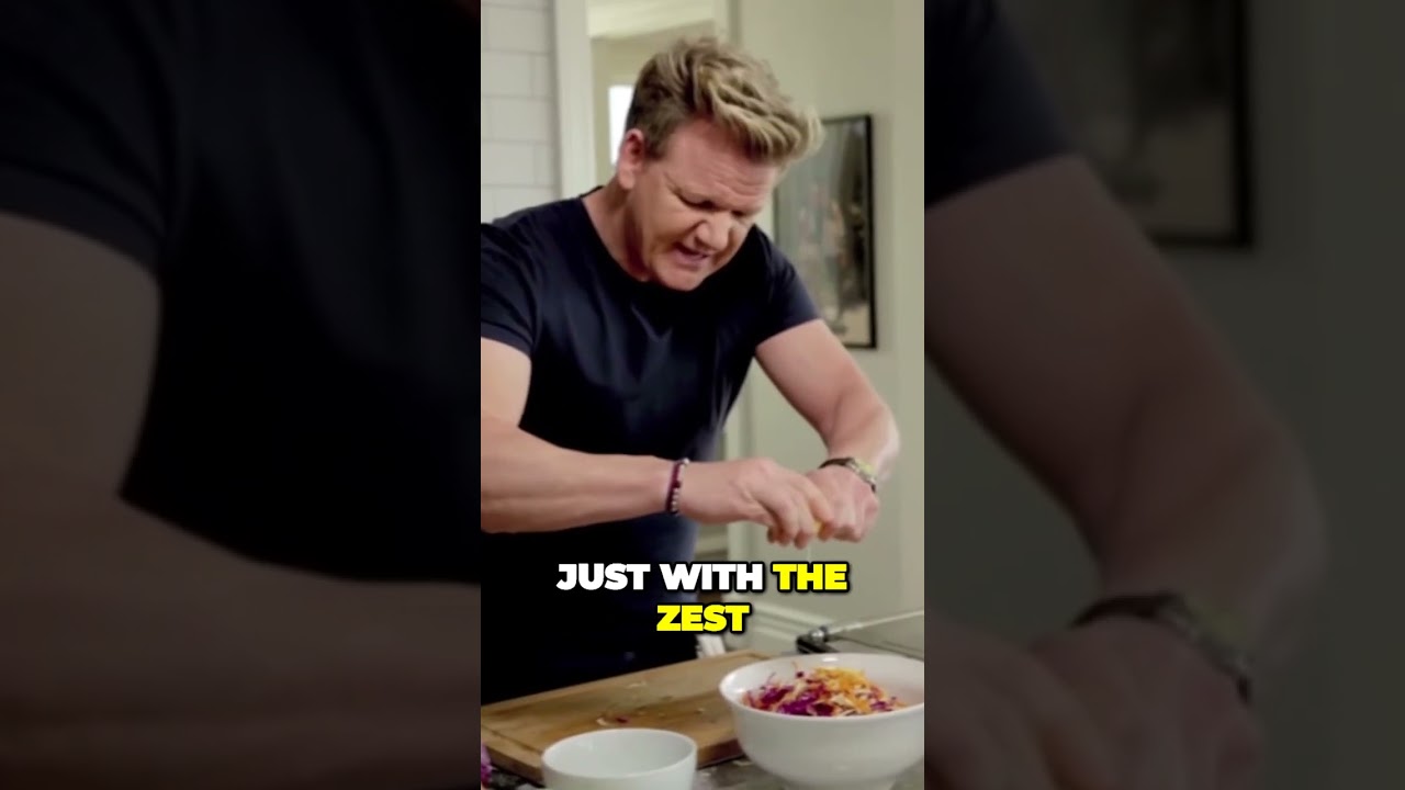 Gordon Ramsay | Deliciously Zesty Buttermilk Slaw: A Fresh and Light Twist #food #gordonramsay