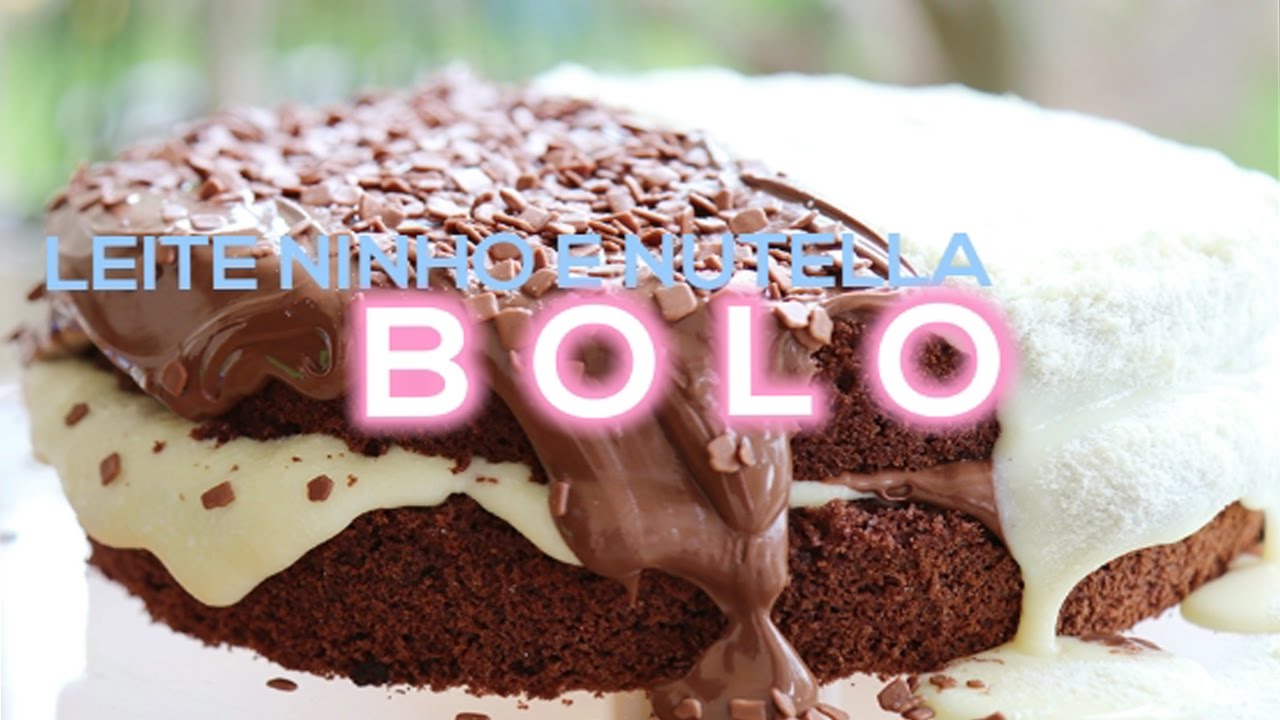 Bolo de Leite Ninho e Nutella - Acompanhada de Soda Italiana de Cereja