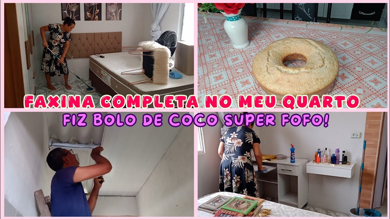 DEUS DEU UM LIVRAMENTO AO MEU FILHO! - FIZ BOLO DE COCO E FAXINEI MEU QUARTO 😍