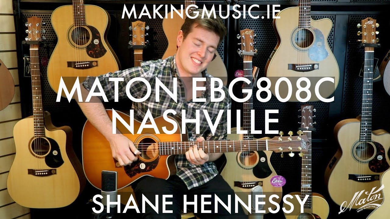 Maton EBG808C Nashville Demo: 