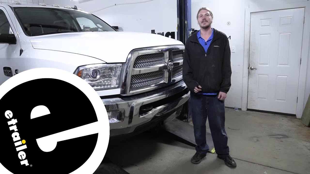 etrailer | Installing the Curt Front Mount Trailer Hitch Receiver on your 2015 Ram 2500