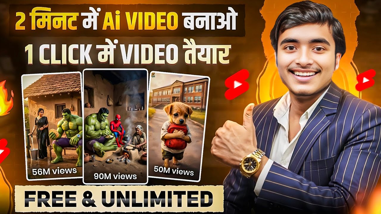 सिर्फ 2 मिनट में Hulk AI विडियो बनाओ Free में 🔥 Hulk Ai Video Kaise Banaye | Ai Video Kaise Banaye 