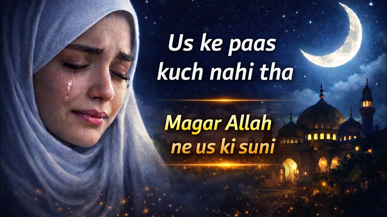 She Had Nothing… But Allah Heard Her Dua 💔🌙
