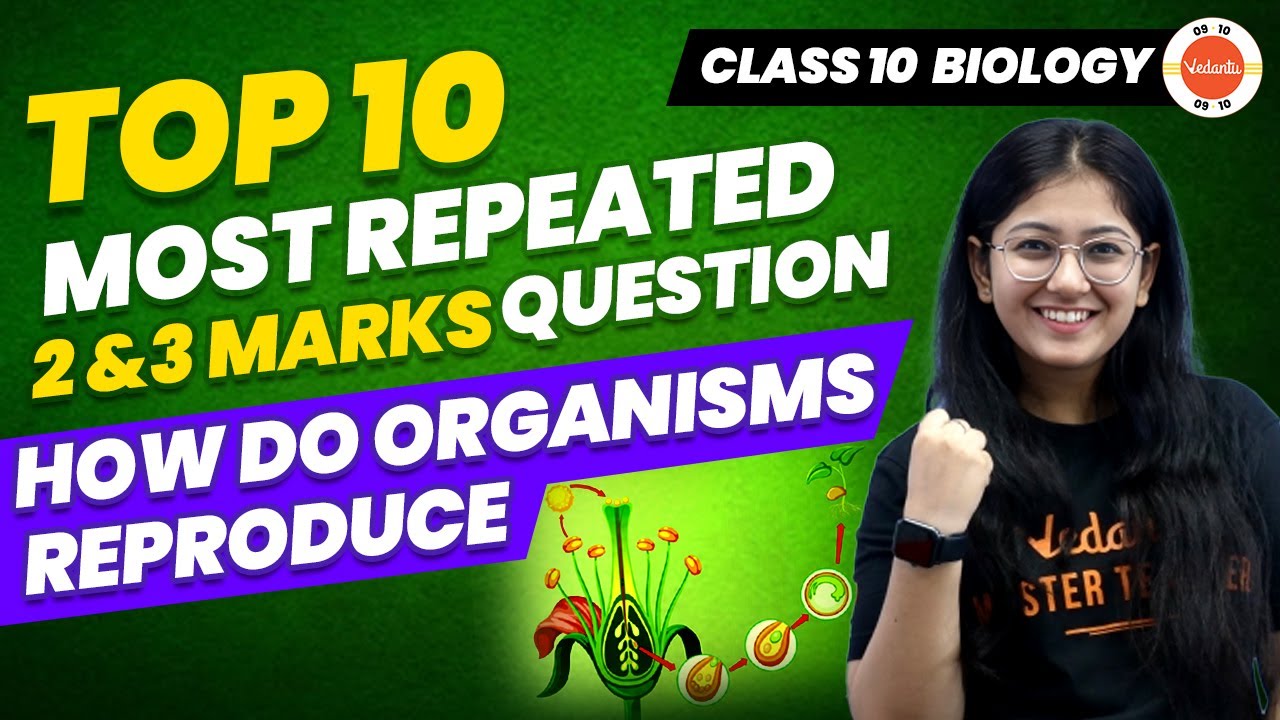 How Do Organisms Reproduce Class 10 Biology - Top 10 Most Repeated 2 And 3 Marks Question #Cbse2024