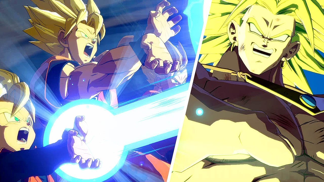 DRAGON BALL FighterZ - Gohan vs Broly Dramatic Finish (English/Japanese) @ 1440p (60ᶠᵖˢ) HD ✔