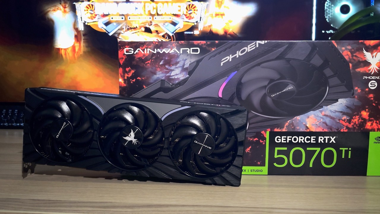 Unboxing karty graficznej NVIDIA Gainward RTX 5070 Ti Phoenix S 16GB
