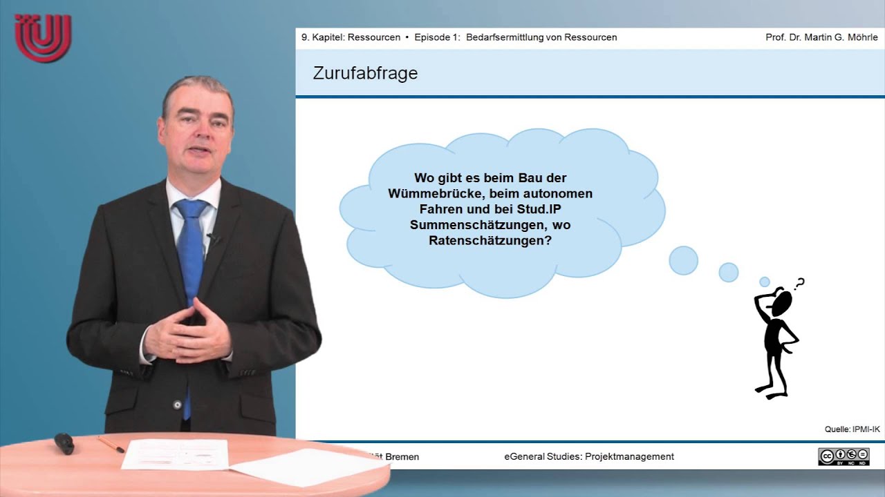 Teil 25: Bedarfsermittlung [Projektmanagement 9: Ressourcen]