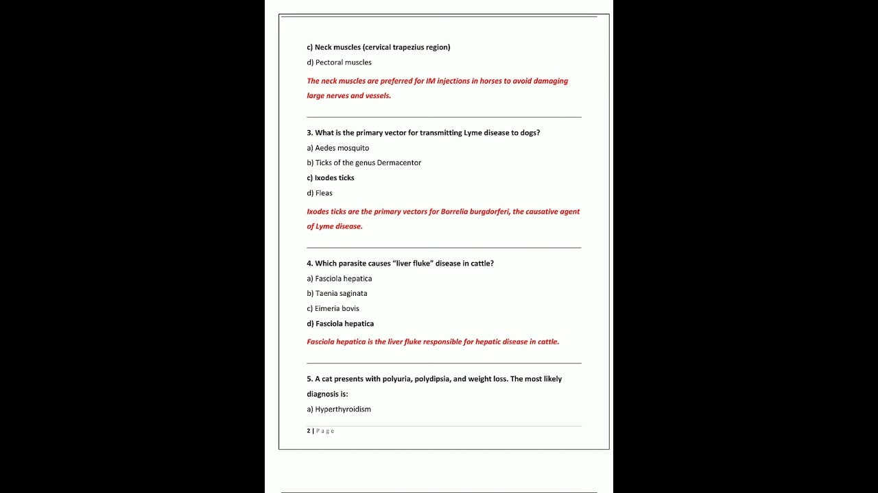 ICVA NAVLE NORTH AMERICAN VETERINARY LICENSING PRACTICE EXAM 1 QUESTIONS AND CORRECT ANSWERS VERIFIE