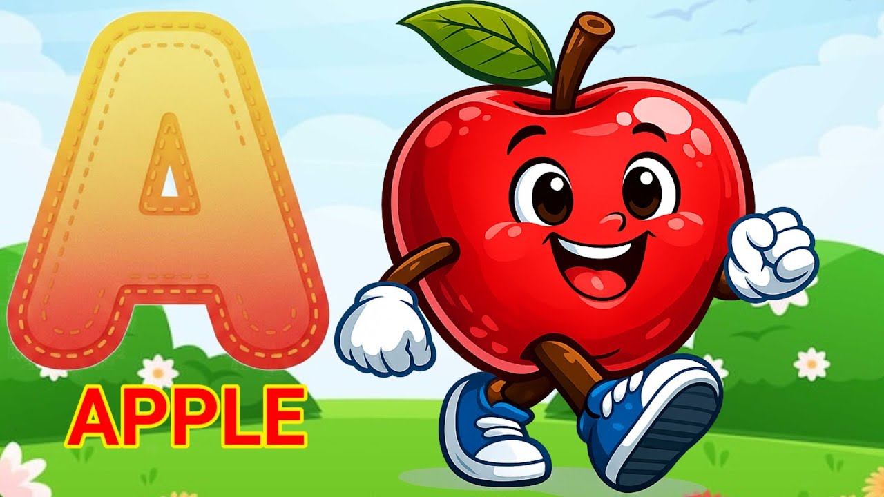 A For Apple| अ से अनार| abcd| Phonics Song| a for apple b for ball c for cat| KidsGurukul World 