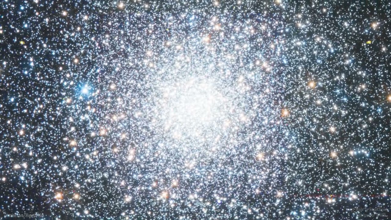 Deep Sleep and Cosmic Immersion: Globular Star Cluster M75 for Peaceful Dreams #relaxation