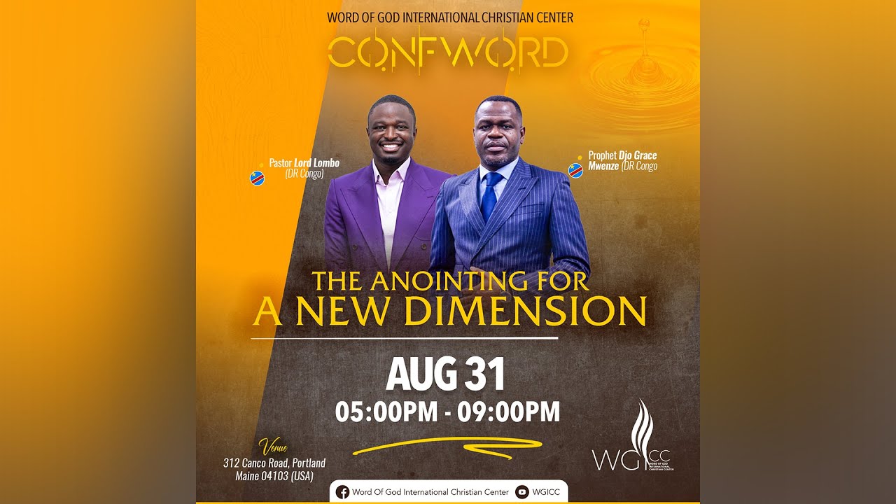 CONFWORD 2024 | DAY 7 | PROPHETE DJO GRACE MWENZE | PASTOR LORD LOMBO